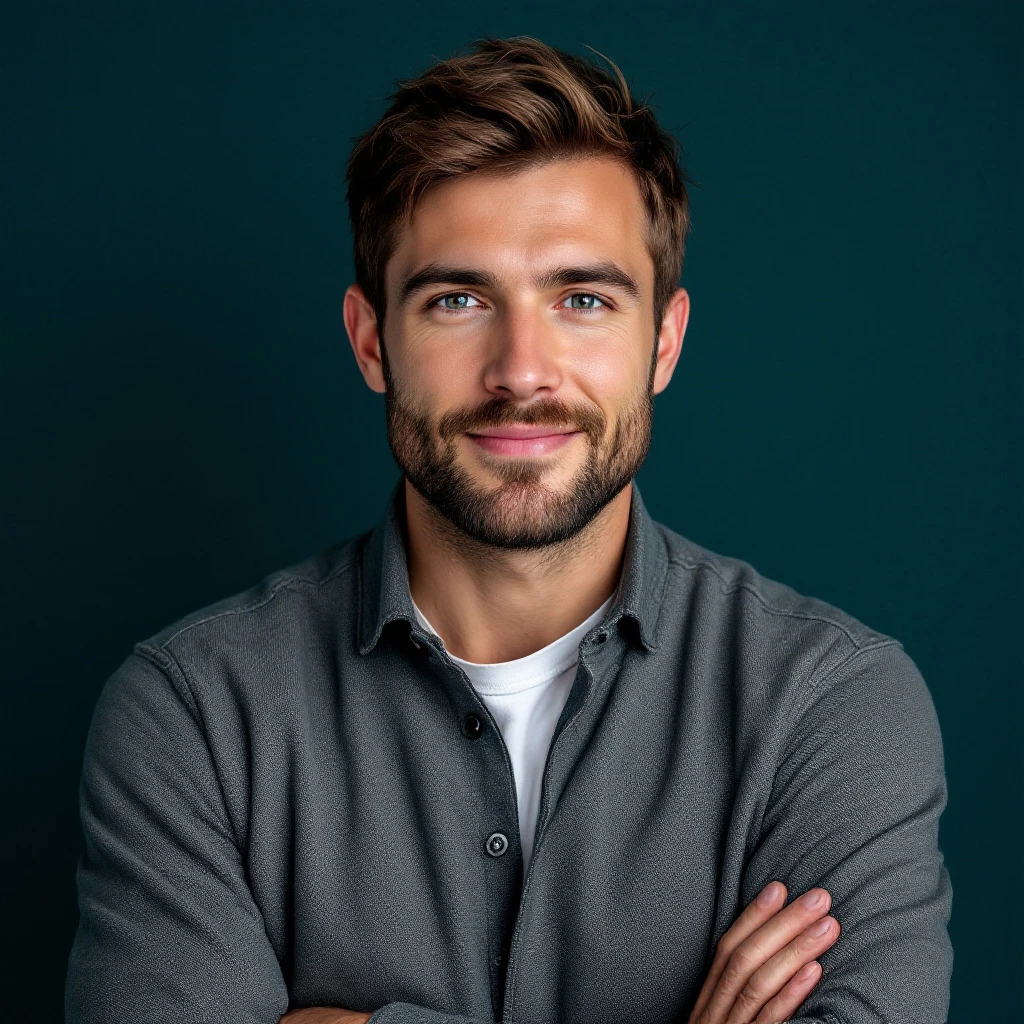Editorial portrait of Alex Rivera, Editor-in-Chief of PlayPlinko